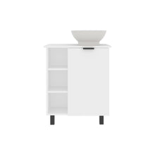 Mueble Para Lavamanos Alegra, Blanco Duqueza, Incluye Lavamanos Vessel Sabina ZF
