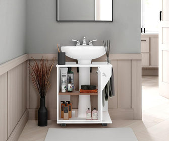 Mueble Para Lavamanos Pili, Kronos Blanco, No incluye Lavamanos ZF