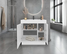 Mueble Para Lavamanos Baluarte, Blanco Duqueza, Incluye lavamanos Praia 36 ZF