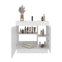 Mueble Para Lavamanos Baluarte, Blanco Duqueza, Incluye lavamanos Praia 36 ZF