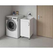 Mueble De Lavado Independiente Dawi, Kronos Blanco, Incluye lavadero no grifería ZF