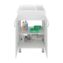 Mueble De Lavado Independiente Fowel, Kronos Blanco, Incluye lavadero no grifería ZF