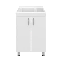 Mueble De Lavado Independiente Fowel, Kronos Blanco, Incluye lavadero no grifería ZF