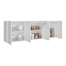 Gabinete Superior Oceana 180, Kronos Blanco, con Cinco Puertas Batientes ZF
