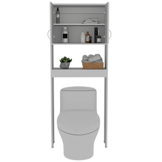 Gabinete de Baño Apolis, Blanco, Ideal Para Ahorrar Espacio X2