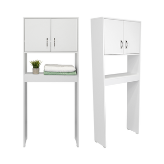 Gabinete de Baño Apolis, Blanco, Ideal Para Ahorrar Espacio X2