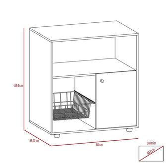 Modulo Microondas Legard, Blanco, Ideal Para Espacios Reducidos