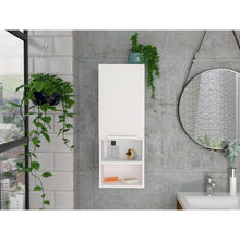 Set de 2 Gabinetes de Baño Real, Blanco, con Tres Entrepaños ZF
