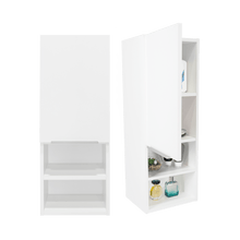 Gabinete de Baño Real, Blanco, con Tres Entrepaños ZF X2