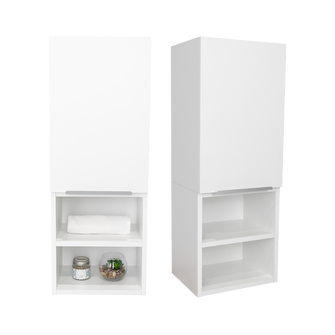 Gabinete de Baño Ciro, Blanco, con Amplio Espacio Para Guardar Objetos de Aseo Persona X2