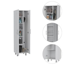 Mueble de Aseo Romana, Blanco Perla, con Cinco Entrepaños Organizadores ZF