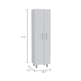 Mueble de Aseo Romana, Blanco Perla, con Cinco Entrepaños Organizadores ZF