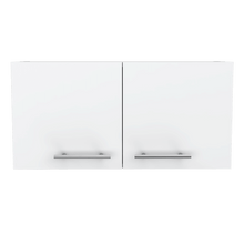 Mueble Sobre Campana Delfi, Blanco, con Dos Puertas Batientes