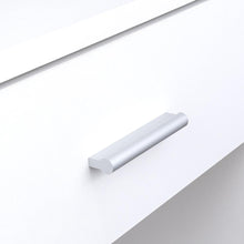 Mesa de Noche Cruella, Blanco, con Un Cajón Deslizable