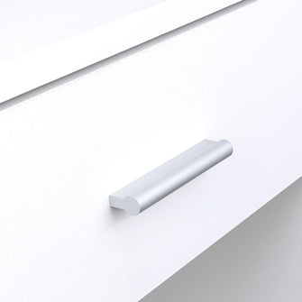 Mesa de Noche Cruella, Blanco, con Un Cajón Deslizable
