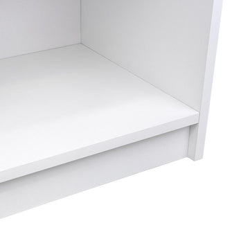 Mesa de Noche Cruella, Blanco, con Un Cajón Deslizable