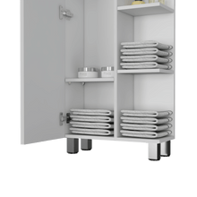 Estantería de Baño Mulán, Blanco, con Cinco Entrepaños  ZF