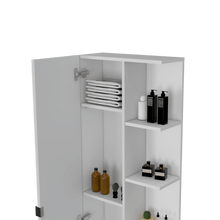 Estantería de Baño Mulán, Blanco, con Cinco Entrepaños  ZF