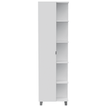 Estantería de Baño Mulán, Blanco, con Cinco Entrepaños  ZF