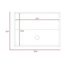 Mueble Auxiliar Lirio, Blanco, con Espacio Para Microondas