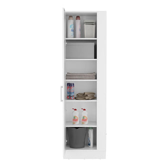 Mueble de Aseo Lirio, Blanco, con cinco entrepaños ZF