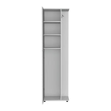 Mueble de Aseo Cruella, Blanco, incluye colgador para escobas ZF