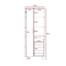Mueble de Aseo Ameris, Blanco, Gran Espacio Para Almacenar articulos de Aseo