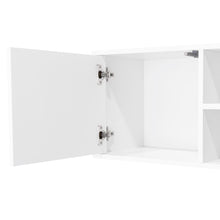 Mesa Para Tv Abni, Blanco, incluye Mueble Superior