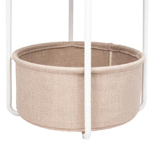 Mesa Auxiliar Kley, Blanco, Ideal Para Espacios Reducidos