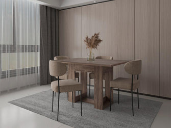 Comedor Volder, Chocolate, con Amplia Superficie
