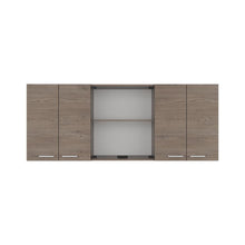 Gabinete Superior Vega, Kronos Cannolo, con Cuatro Puertas Batientes y Dos Puertas en Vidrio ZF