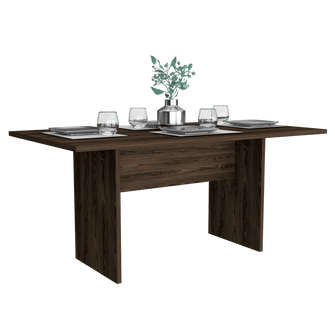 Comedor Ascher, Chocolate, Para Cuatro Puestos, No Incluye Sillas