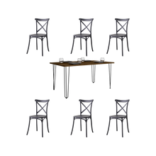 Combo Comedor Sheki , Incluye Comedor y 6 sillas