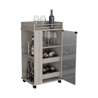 Bar Spirit, Humo, con Amplios Espacios Para Ubicar Copas y Botellas ZF