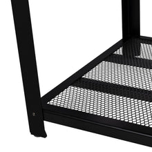 Mesa de Centro Dusty, Café Claro, con Estructura Metálica Negra