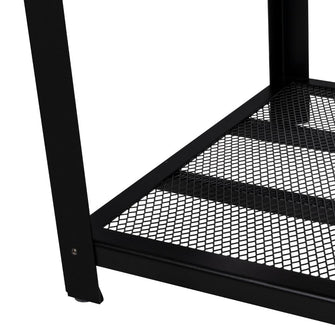 Mueble Multiusos Dusty, Café Claro, con Estructura Metálica Negra