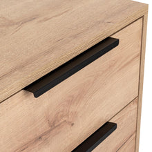 Mesa de Noche Ali 2, Café Claro, con Dos Cajoneras ZF