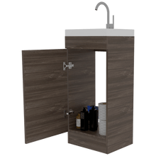 Mueble para Lavamanos Barú, Avellana, con Una Puerta Batiente