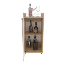 MiniBar Theba, Fresno Europeo, con espacio para botellas de vino y copas ZF