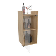 MiniBar Theba, Fresno Europeo, con espacio para botellas de vino y copas ZF