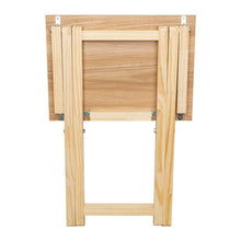 Mesa Auxiliar Plegable, Fresno Europeo, facil ensamble