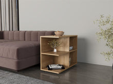 Mesa Auxiliar Roy, Fresno Europeo, con diseño minimalista ZF