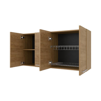 Gabinete Superior Frello 120, Fresno Europeo, con Cuatro Puertas Batientes  ZF