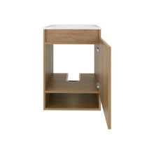 Mueble para Lavamanos Nissi, Fresno Europeo, Incluye Lavamanos Praia 45x45 ZF