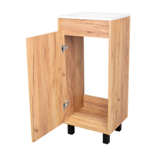 Mueble Lavamanos a Piso Oxford, Fresno Europeo y Plomo, Incluye Lavamanos 40cm ZF