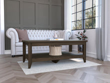 Mesa de Centro Accent, Nogal Europeo, con espacio para colocar objetos decorativos ZF