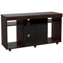 Mesa Para Tv Vermon, Caoba y Wengue, con Espacio Para Televisor de 50 Pulgadas