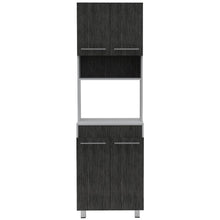 Módulo Microondas Moara, Blanco y Gris, con Cuatro Puertas Batientes