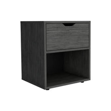 Mesa de Noche Aberdin, Gris, con deslizadores plasticos ZF X2