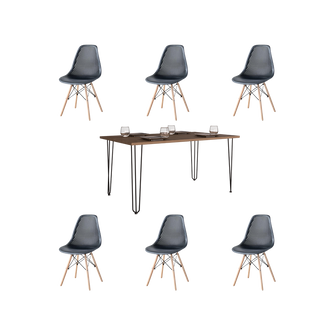 Combo Comedor Liber , Incluye Comedor y 6 sillas
